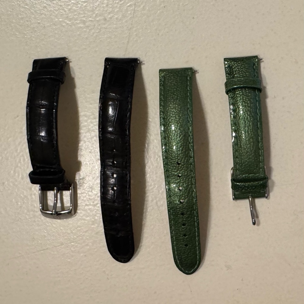 Michele 16mm size Leather Watch Straps